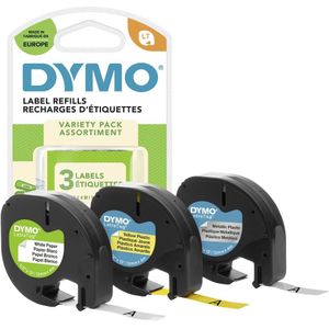 Schriftb&#228;nder Dymo LetraTag Starterpack 12mm