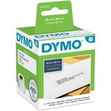 DYMO Authentieke LW Adreslabel Wit (28 x 89 mm) 2 Rollen