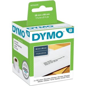 Roll of Labels Dymo 99010 28 x 89 mm LabelWriter™ White Black (6 Units)