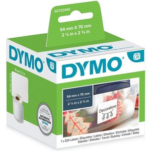 Roll of Labels Dymo S0722440 54 x 70 mm LabelWriter™ White (6 Units)