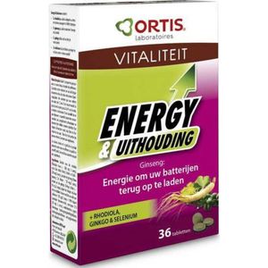 Ortis Ortis energy uithouding 36 tabletten