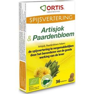 Ortis Artisjok-paardebloem Bio Tabletten 2x18  -  Ortis
