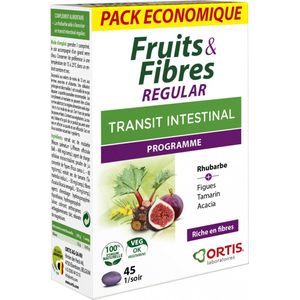 Ortis Fruit & Vezels Regular 45 Tabletten