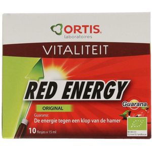 Ortis Red Energy Bio Alc 10x15 ml  -  Ortis