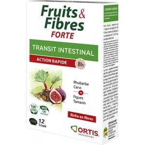 Ortis Vruchten & Vezels Forte Darmtransit 12 Tabletten