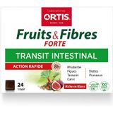 Ortis Vruchten & vezels forte blokjes 24 stuks