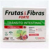 Ortis Vruchten & vezels forte blokjes 24 stuks