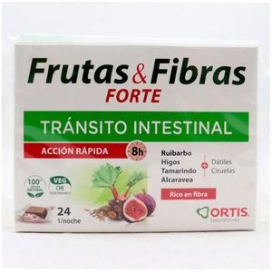 Ortis Vruchten & vezels forte blokjes 24 stuks