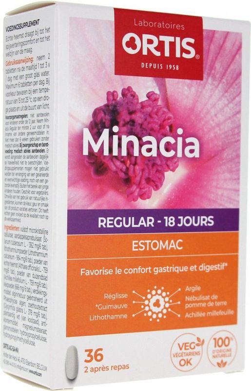 Ortis - Minacia Regular - Voedingssupplement - 36 Tabletten