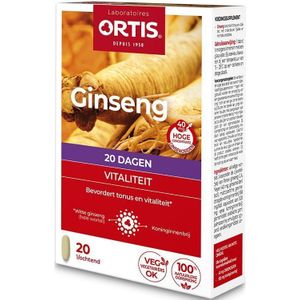 Ginseng - Witte Ginseng - 720 mg Ginseng - 40 mg Ginsenosiden - 500 mg Koninginnenbrij