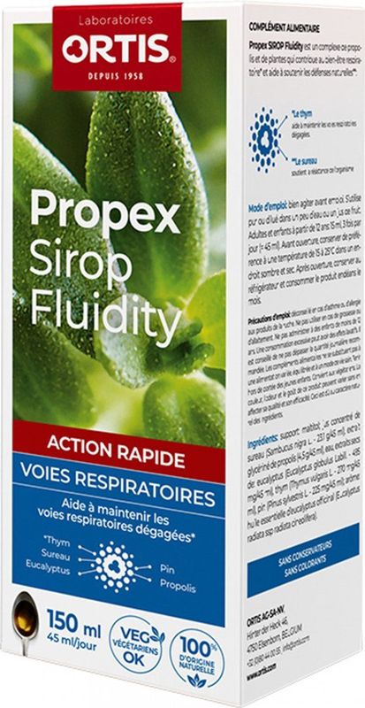 Ortis - Propex Fluidity - Siroop - Plantenextracten - 200 ml