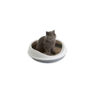 Savic Figaro Kattentoilet - grijs/wit