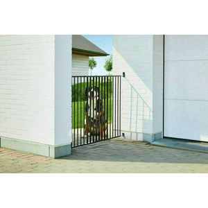 Savic dog barrier afsluithek outdoor zwart 84-154x95 cm