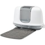 Savic Kattentoilet Nestor Corner - Kattenbak - Wit Grijs