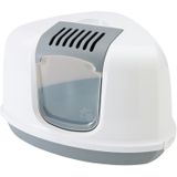 Savic Kattentoilet Nestor Corner - Kattenbak - Wit Grijs
