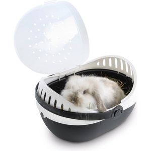 MaatShopXL | Savic Transportbox Elmo Zwart / Wit