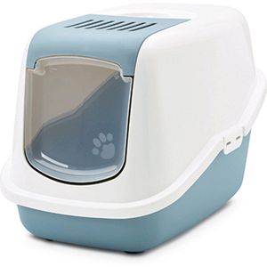 Savic Nestor Cat Toilet Home Light Blue 56x39cm