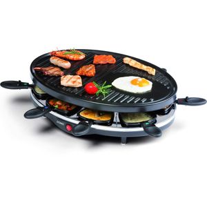 DOMO DO9038G Gourmetset - Grillplaat - Raclette - 8 personen