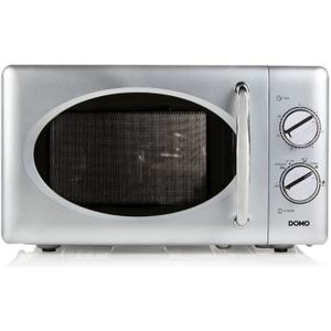 DOMO DO3025 Magnetron / Microgolfoven solo - 25L - 900W - Retro - Grijs