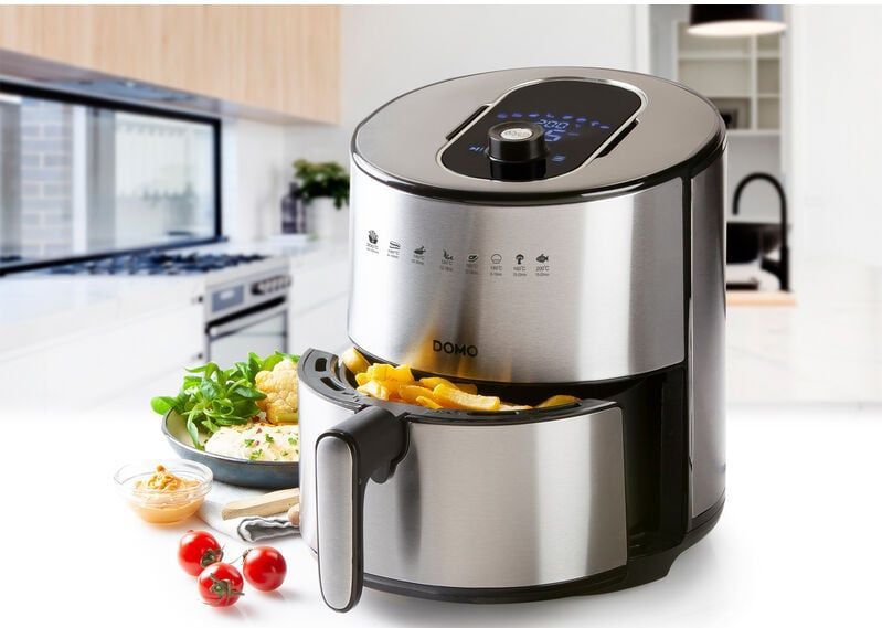 Domo DO530FR - Heteluchtfriteuse - 4L - Zilver