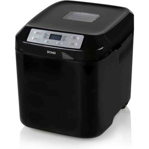 DOMO B3974 Broodbakmachine – 12 Programma’s – 750-1000g – Glutenvrij Programma – Zwart