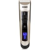 DOMO DO1091TD Draadloze Tondeuse – Haartrimmer – Baardtrimmer – Incl. Opzetstukken - LED display - Chroom
