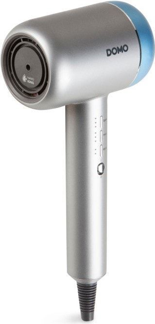 DOMO - Haardroger - Zilver - 1800W - Digitale BLDC