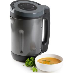 DOMO DO728BL Soepmaker Domo - Met sauteerfunctie - 2,2 L - 7 programma's - Blender - RVS/Zwart