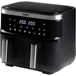 DOMO DO537FR Airfryer XXL - Heteluchtfriteuse 'double fry zone' - 2 x 4 L - 2850 W