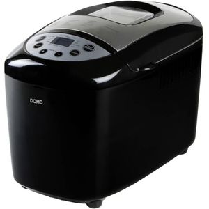 DOMO B3977 Broodbakmachine – 17 Programma’s – 1000-1500g – Glutenvrij Programma - XL Broodkuip – Zwart