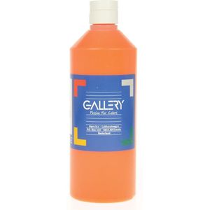 Gallery plakkaatverf, flacon van 500 ml, oranje