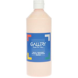 Gallery plakkaatverf, flacon van 500 ml, Beige 6 stuks