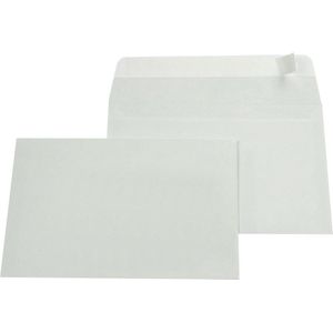 Witte enveloppen - 114 x 162 mm - 500 stuks