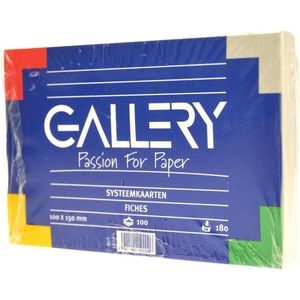Systeemkaarten - Wit - 180 grams Papier - Set van 100