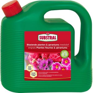 Bloeiende planten en geraniums voeding | Substral | 4 liter