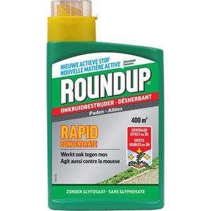 Roundup Rapid Paden terassen oprit onkruidbestrijder 400m² 990ml