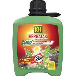 Onkruidverdelger navulling | KB | 83 m² (Gebruiksklaar, 2.5 liter)