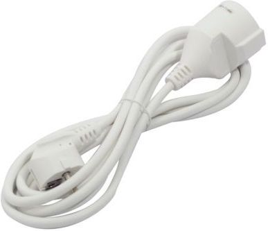 Chacon - Verlengsnoer - Wit - 3 Meter - Geaard