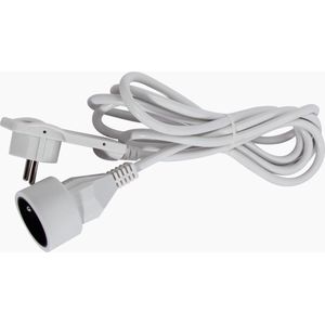 Chacon - Verlengbare Kabel - Wit - HO5VVF 3 x 1,5 mm - 3 m