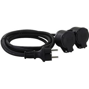 Verlengbare Kabel - 10 m - IP44 - Europees Frans