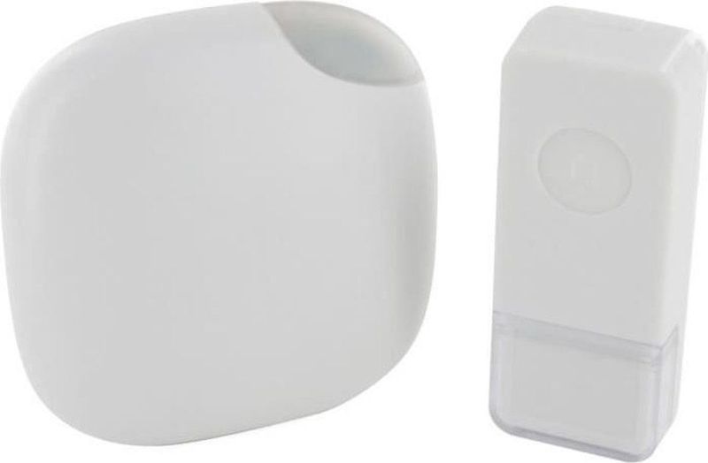Chacon - Draadloze Deurbel Set - Wit - Plug-in Design