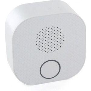 DiO - Draadloze Deurbelontvanger - Deurbelgong - Wit - Batterij