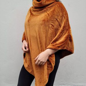 Poncho - Whisky - 80 x 80 cm - 100% Microfiber - Oeko-Tex Gecertificeerd