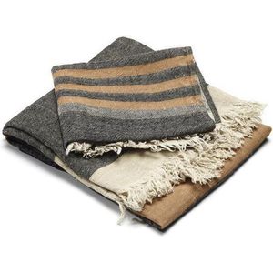 Hamamdoek Libeco Black Stripe