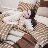 Dekbedovertrek - Grijs - Katoen