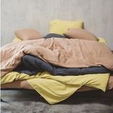 Libeco - Madison - Dekbedovertrek - Cinnamon - 100% Linnen - 240 x 220 cm