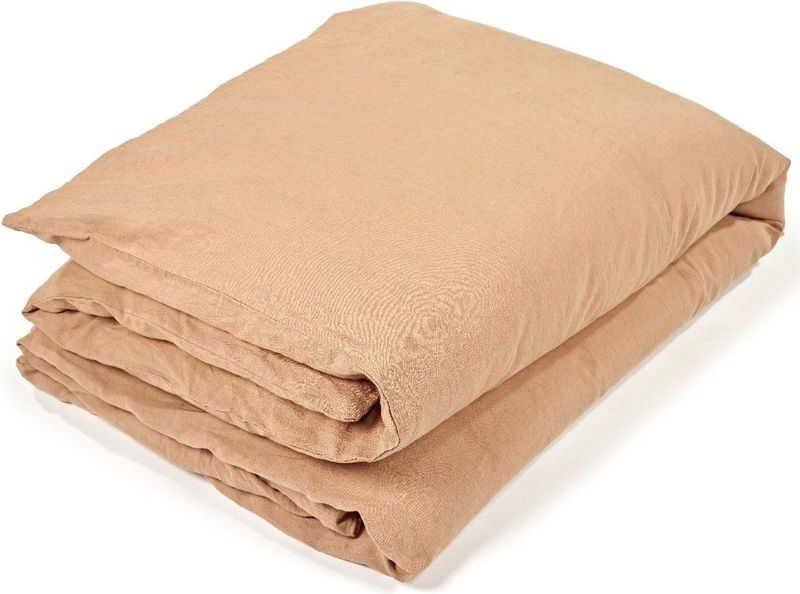 Libeco - Madison - Dekbedovertrek - Cinnamon - 100% Linnen - 240 x 220 cm