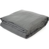 Libeco - Madison - Dekbedovertrek - Donkergrijs - 100% Linnen - 200 x 200 cm
