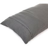 Libeco - Madison - Kussensloop - Donkergrijs - 60 x 70 cm