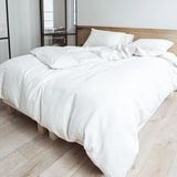Libeco - Madison - Dekbedovertrek - Oyster - 100% Linnen - 140 x 220 cm